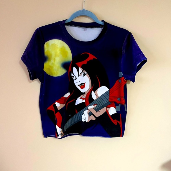 DK Scooby Doo Thorne Hex Girl Velvet Top - Picture 6 of 7